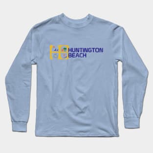 Huntington Beach Vintage Long Sleeve T-Shirt